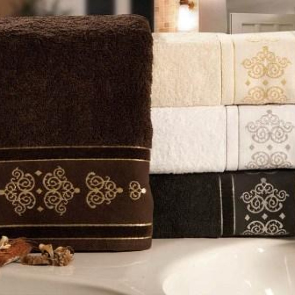 Рушник махровий Ottoman, 50х90 см, 500 г/м2 (чорний) Рушник махровий Ottoman, 50х90 см, 500 г/м2 (чорний)