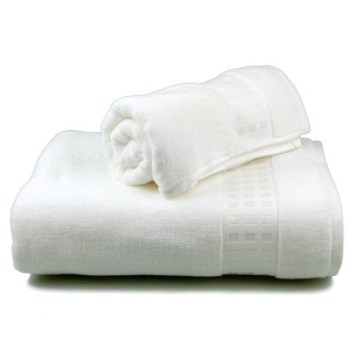 Рушник махровий Зеро Твіст (білий), 50х90 см