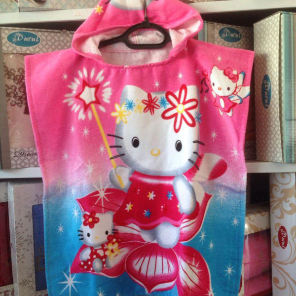 Махровий пончо дитячий рушник із капюшоном Туреччина. Махровий пончо дитячий рушник із капюшоном Туреччина.