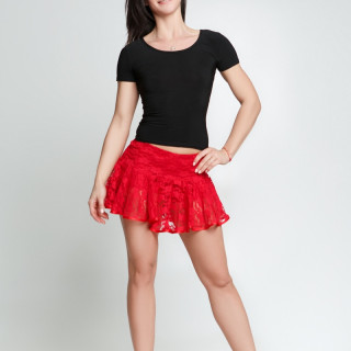 Футболка 720901 (30, чорний, з гіпюровою спинкою, олія)