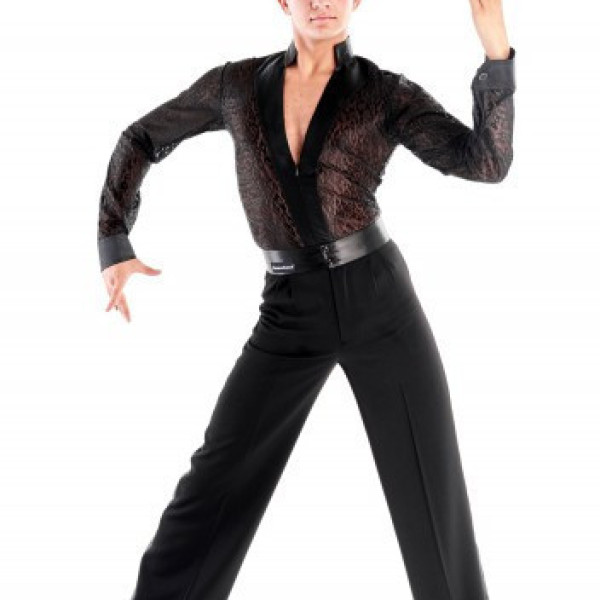 Сорочка-комбідрес чоловічий для танців гіпюр Латина Сорочка-комбідрес чоловічий для танців гіпюр Латина