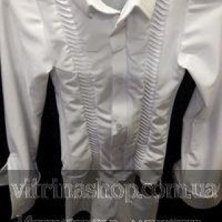 Сорочка чоловіча комбідрес для танців із біфлексу з декором. 128-134