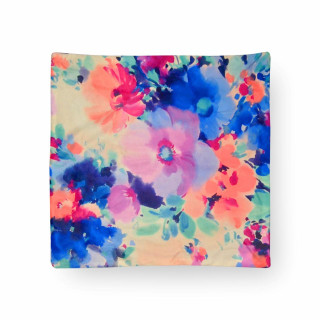 Наволочка декоративна Акварель Квіти, 42х42 см