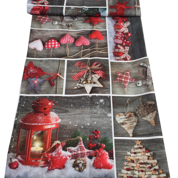 Новорічна скатертина 3D 150-220 см Новорічна скатертина 3D 150-220 см