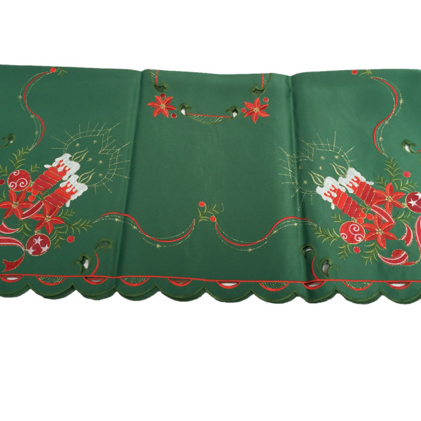 Атласна новорічна серветка 85-85 см Атласна новорічна серветка 85-85 см