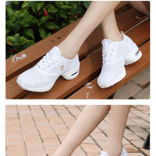 Обувь для современных танцев и фитнеса, Кроссовки сникеры белые 36