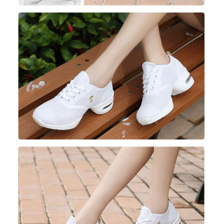 Обувь для современных танцев и фитнеса, Кроссовки сникеры белые 37