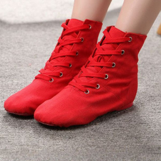 Джазовки високі червоні кирза х/б, підошва замш + каблук поліуретан 36р, 37р (на 24,5 см), 41р (26-26,5 см)