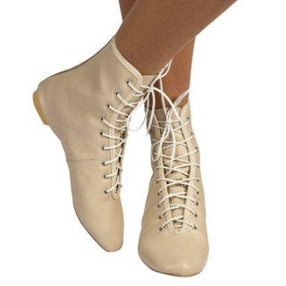 Взуття для сучасних танців і фітнесу, джазовки високі колір золото