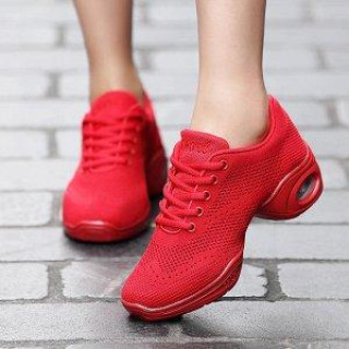 Кросівки для танців червоні, снікери текстильні 37р (23,5-24 см),38р (24.5см)