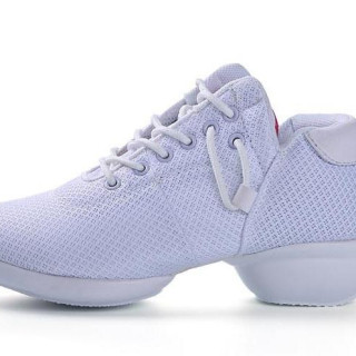 Кросівки для танців, снікери білі текстильні 35р (22-22,5см)