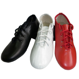 Взуття для сучасних танців джазовки низькі з натуральної шкіри