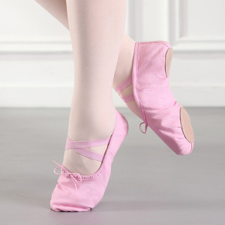 Балетки для танців і гімнастики рожеві 33-36р на 22-23 см