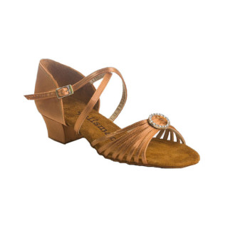 Туфлі танцювальні для дівчинки блок підборів колір під замовлення.