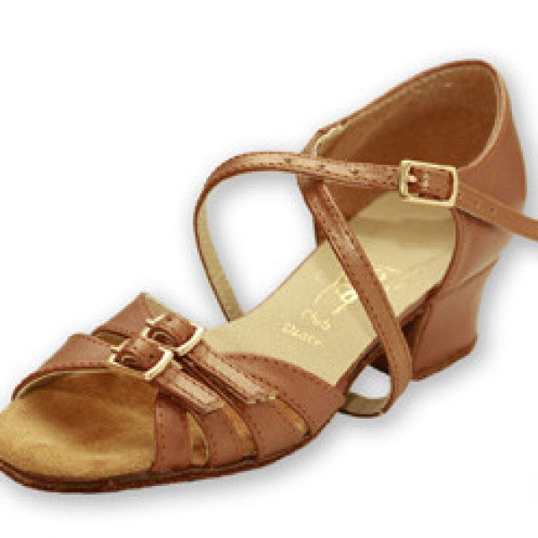 Туфлі для дівчинки танцювальні з регулятором повноти із сатину, шкіри Туфлі для дівчинки танцювальні з регулятором повноти із сатину, шкіри