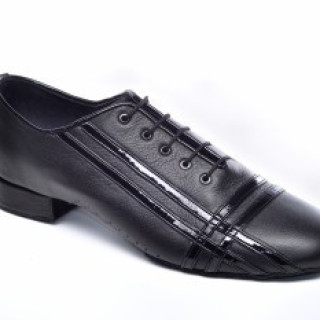 Туфлі танцювальні чоловічі стандарти чорні.