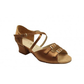 Туфлі для танців із регуляторами повноти для дівчаток, блок-каблук усі розміри.