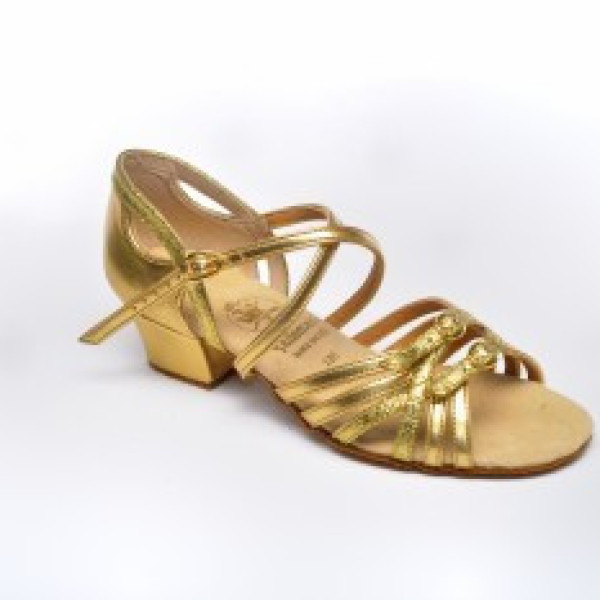 Туфлі танцювальні для дівчинки Таlisman, блок підборів, білий лак Туфлі танцювальні для дівчинки Таlisman, блок підборів, білий лак