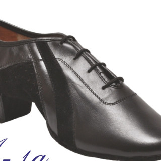 Туфлі танцювальні чоловічі Латино з натуральної шкіри лаку!