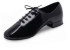 Туфлі танцювальні чоловічі стандарт лакові чорні 25р