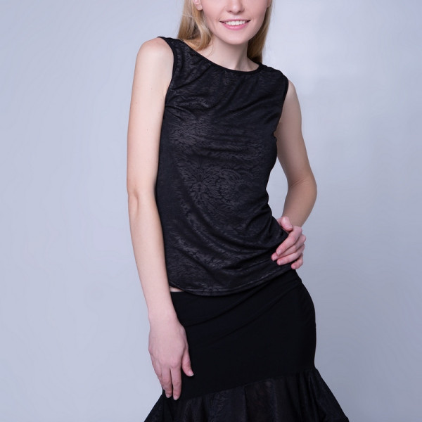 ENSOUL Блуза RLT725101 Мираж (46, черный, масло) ENSOUL Блуза RLT725101 Мираж (46, черный, масло)