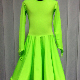 Рейтингове плаття (бейсик) для танців біфлекс, кольору в асортименті.