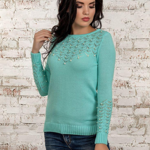 Джемпер70240 (м'ята) Джемпер70240 (м'ята)