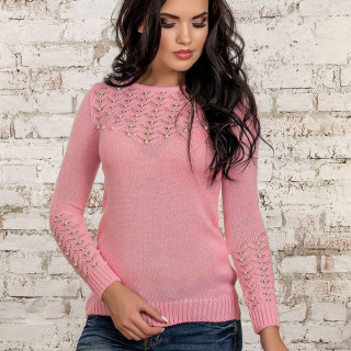 Джемпер70240 (рожевий)
