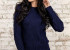 Джемпер жіночий темно-синій 42-44-46 в наявності інша модель!