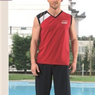 Трикотажний комплект для чоловіків шорти з майкою