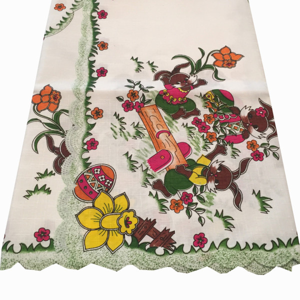 Тефлонова (Не промокаюча) Великодня Серветочка 85-85 см Тефлонова (Не промокаюча) Великодня Серветочка 85-85 см