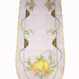 Вишита Великодня серветочка доріжка 40-180 см