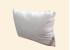 Подушка з натурального шовку в жакардовому чохлі білого кольору