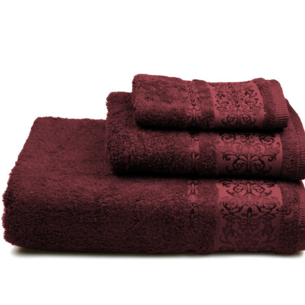 Рушник махровий Bamboo new (бордовий), 70х140см Рушник махровий Bamboo new (бордовий), 70х140см