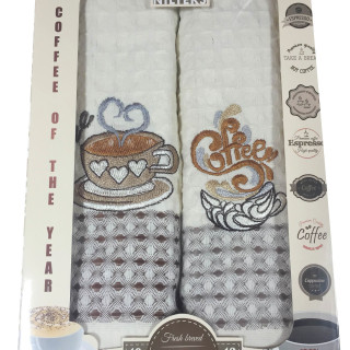 Рушники для кухні вафельні Фрукти