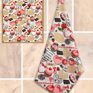 Рушник вафельний для кухні Речицький текстиль Білорусь