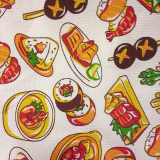 Рушник вафельний для кухні, фрукти Речицький текстиль Білорусь