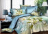 Постільна білизна 3D євророзміру ніжно-блакитна