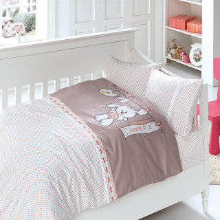 Ніжне постільне в дитяче ліжечко з бамбука