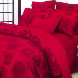 Сімейна Постільна Бельє LE VELE в Червоні Троянди