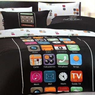 Комплект постільної білизни Iphone євророзміру