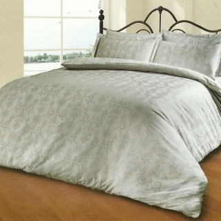 Жакардовий комплект постільної білизни Le Vele spring series despina-gri