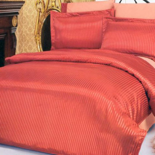 Комплект постільної білизни Le Vele silk-satin jakkaranda-teracotta