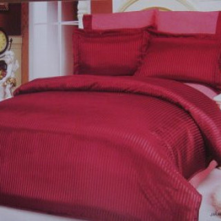 Комплект постільної білизни Le Vele silk-satin jakkaranda-burgundy