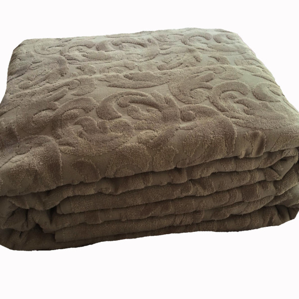 Літній набір покривало з простирадлом і наволочкам " Tivolyo Home" кольору Шоколада Літній набір покривало з простирадлом і наволочкам " Tivolyo Home" кольору Шоколада