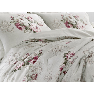 Комплект постільної білизни Tivolyo Home полуторний Rose classic
