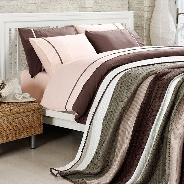 Комплект постільної білизни First choice з в'язаним покривалом Комплект постільної білизни First choice з в'язаним покривалом