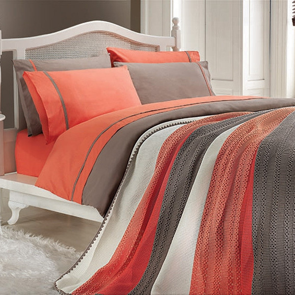 Комплект постільної білизни First choice з в'язаним покривалом Комплект постільної білизни First choice з в'язаним покривалом