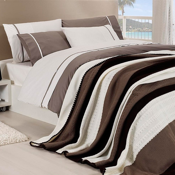 Комплект постільної білизни First choice з в'язаним покривалом Комплект постільної білизни First choice з в'язаним покривалом