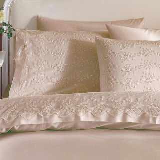 Комплект мереживної постільної білизни тм Gellin Home євророзмір